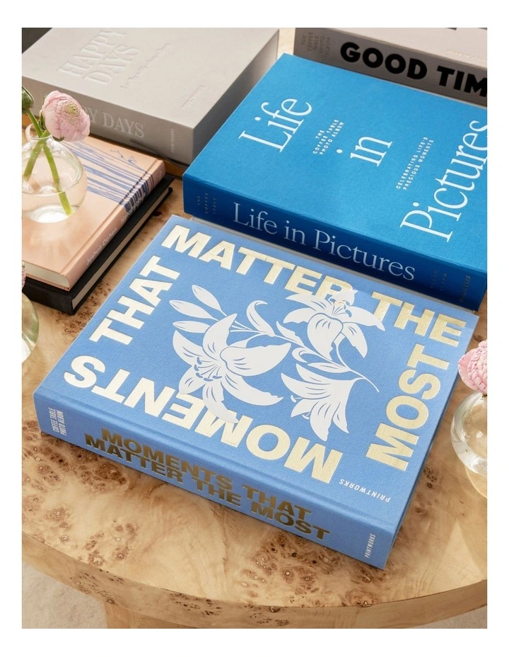 That Matters The Most Moments Photo Album in Blue image 5