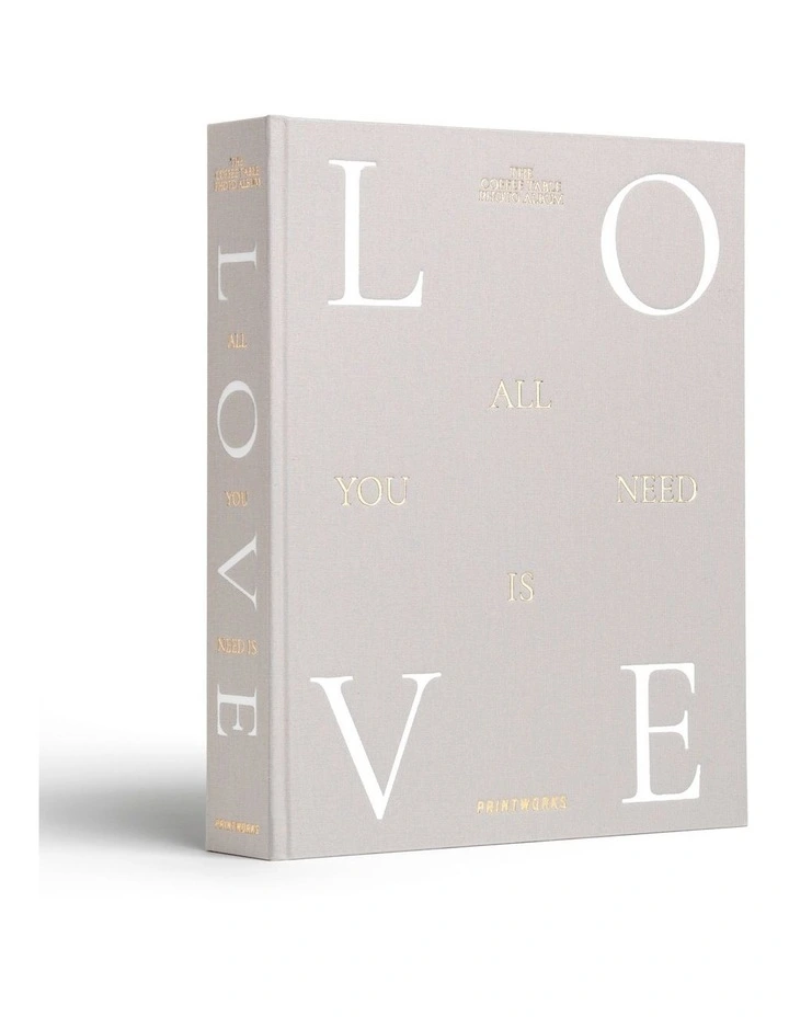 All You Need Is Love Photo Album in Grey image 2