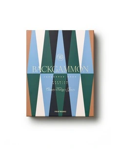 Lacquered Backgammon in Blue
