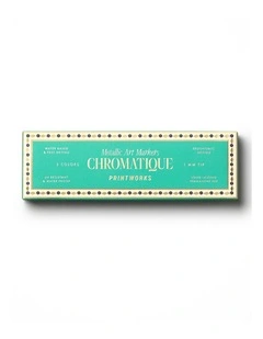 Metallic Art Markers 5 Pack in Green