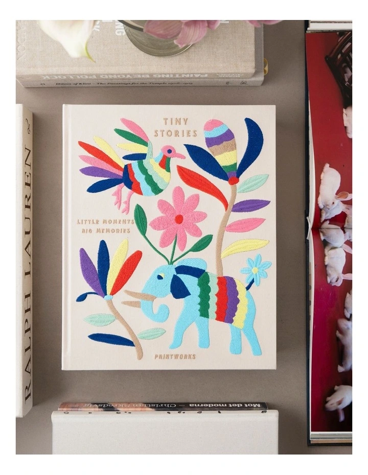 Embroidered Tiny Stories Photo Album in Multi image 4
