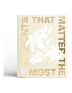 Moments That Matters The Most Photo Album in Beige