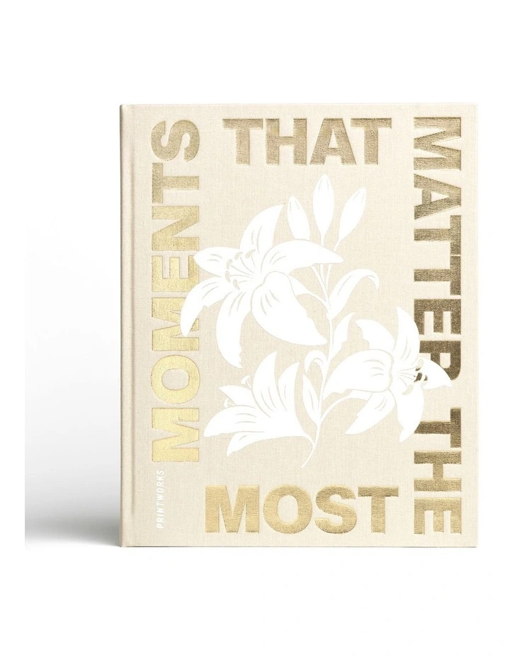 Moments That Matters The Most Photo Album in Beige image 1