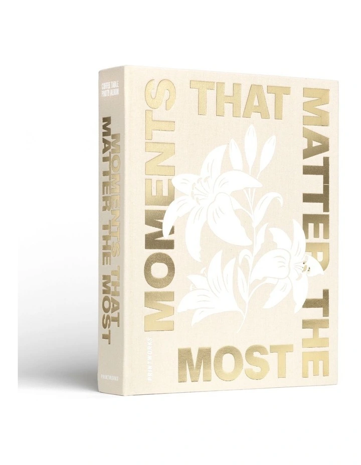 Moments That Matters The Most Photo Album in Beige image 2