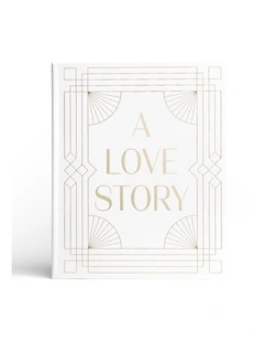 A-Love-Story Wedding-Album in White