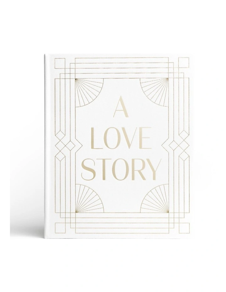 A-Love-Story Wedding-Album in White image 1