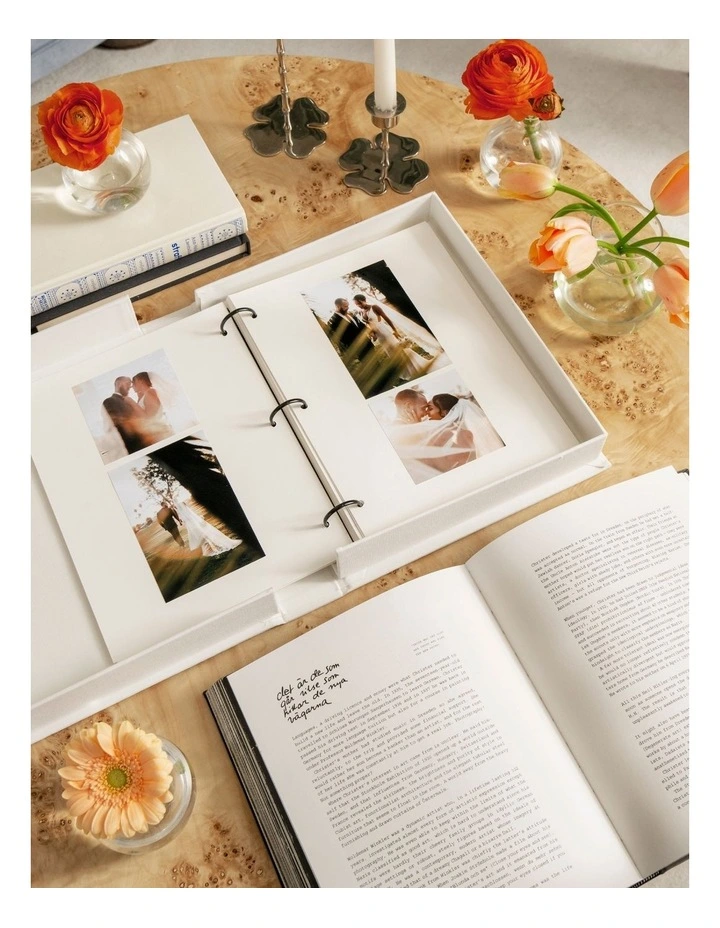 A-Love-Story Wedding-Album in White image 4