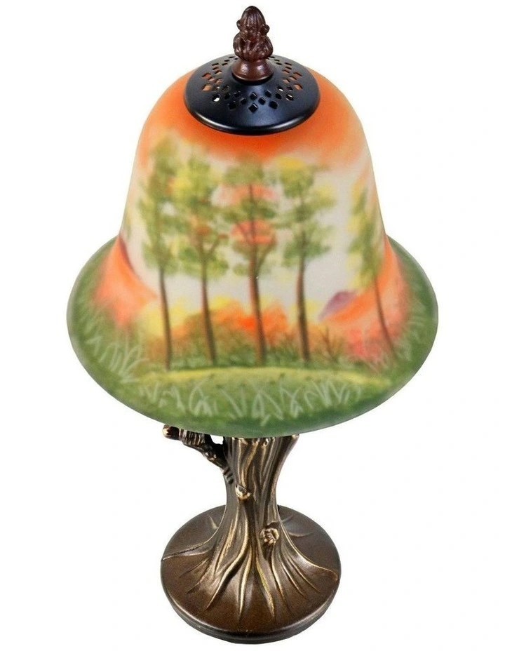 Hand Painted Table Lamp in Owl image 6