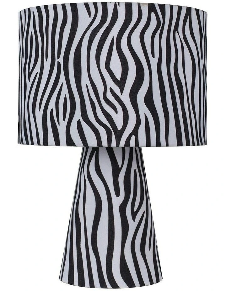 Momo Table Lamp in Zebra image 1