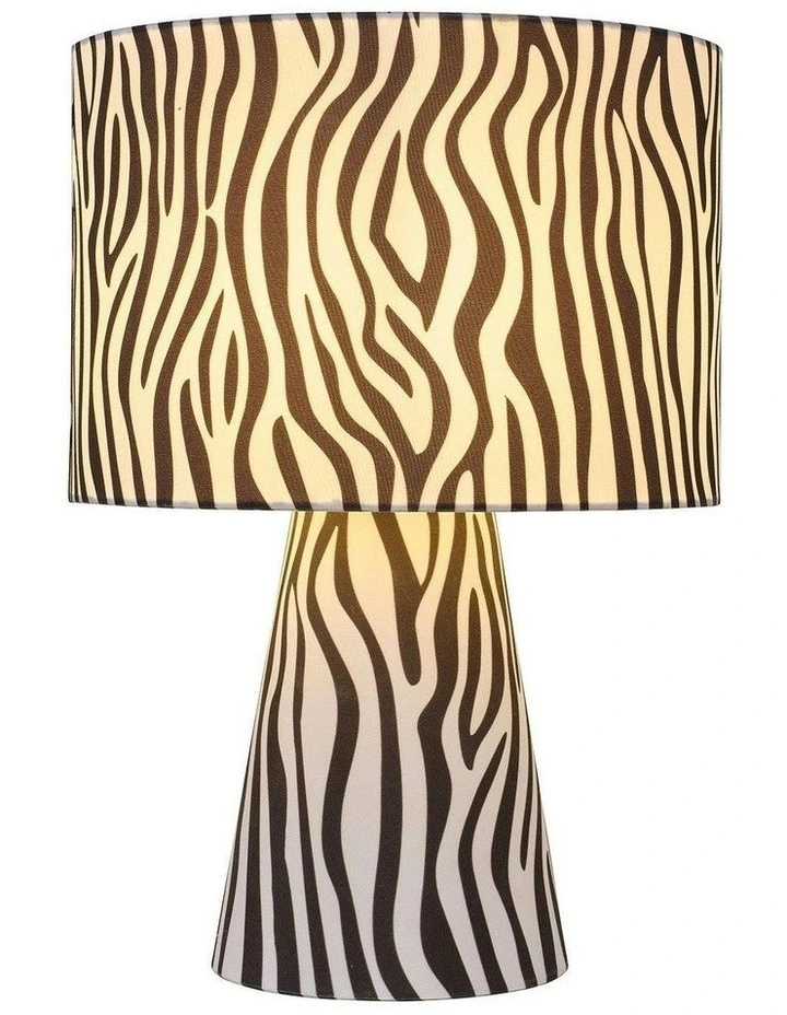Momo Table Lamp in Zebra image 2