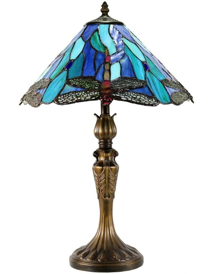 Annika Dragonfly Table Lamp in Blue image 3