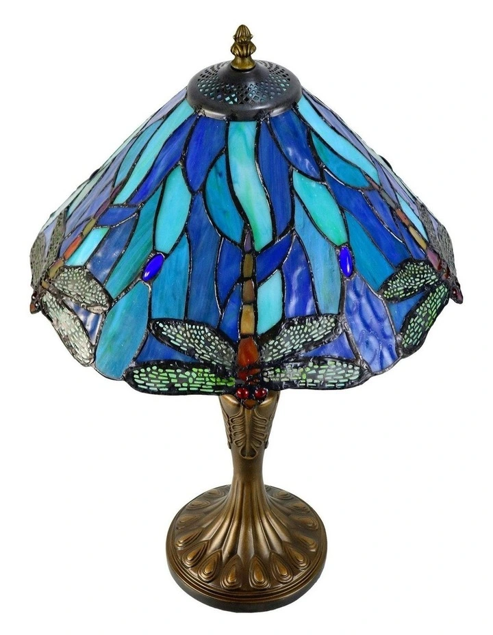 Annika Dragonfly Table Lamp in Blue image 4