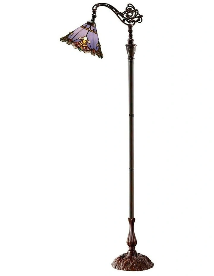 Benita Periwinkle Edwardian Floor Lamp in Multi image 1