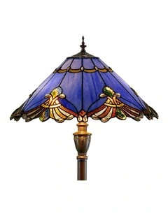 Benita Periwinkle Floor Lamp in Multi