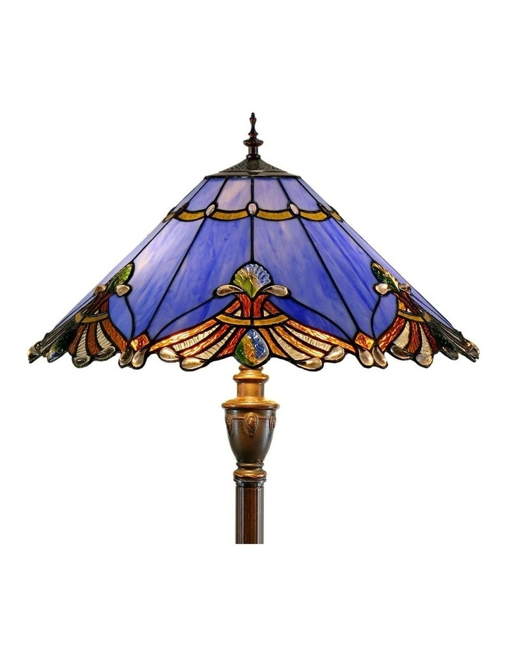 Benita Periwinkle Floor Lamp in Multi image 3