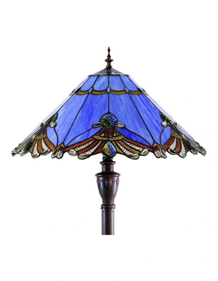 Benita Periwinkle Floor Lamp in Multi image 4