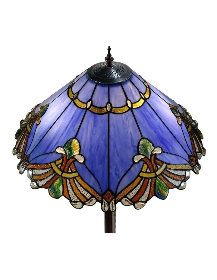 Benita Periwinkle Floor Lamp in Multi image 5