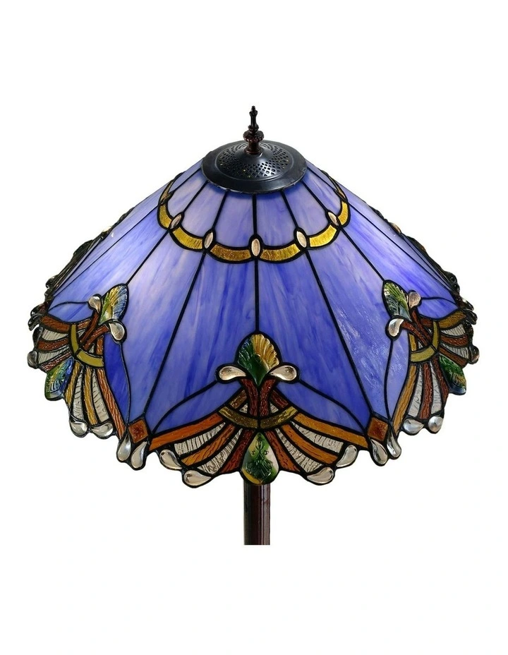 Benita Periwinkle Floor Lamp in Multi image 6