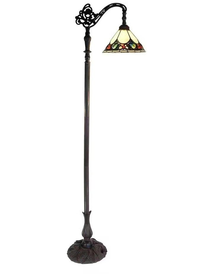 Janay Edwardian Floor Lamp in Beige image 1