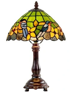 Elara Bluebird Small Table Lamp in Multi