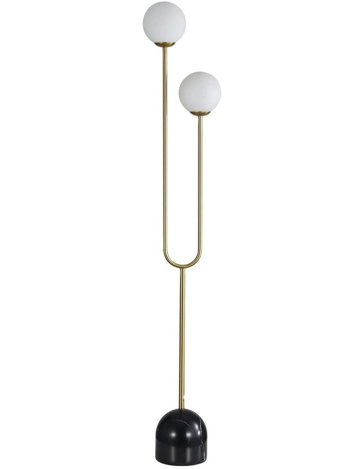 Tropez Decorative Floor Lamp in Brown image 1