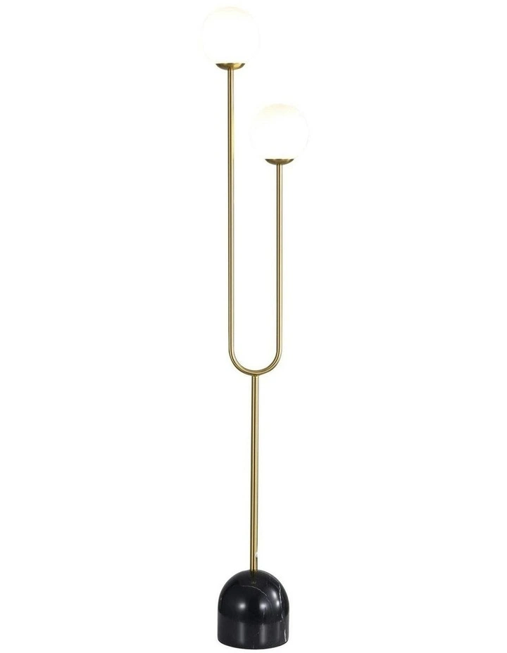 Tropez Decorative Floor Lamp in Brown image 2
