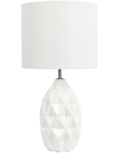 Jorn Ceramic Table Lamp in White