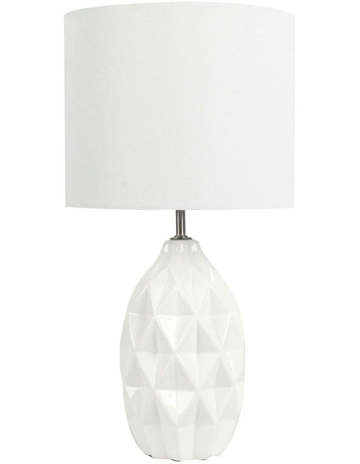 Jorn Ceramic Table Lamp in White image 1