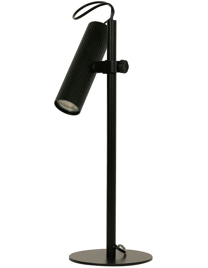 Tara Table Lamp With Adjustable Head in Black image 1
