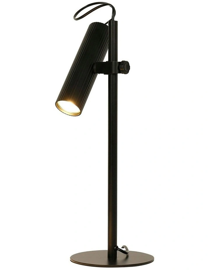 Tara Table Lamp With Adjustable Head in Black image 2