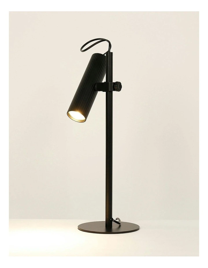 Tara Table Lamp With Adjustable Head in Black image 4