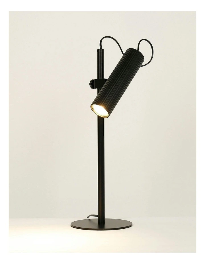 Tara Table Lamp With Adjustable Head in Black image 5