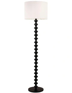 Spindle Floor Lamp in Black