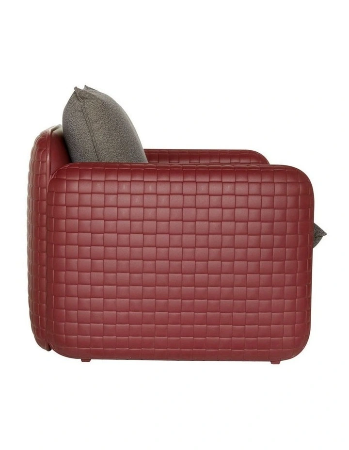 Mara Leather Sofa in Mahogany image 3