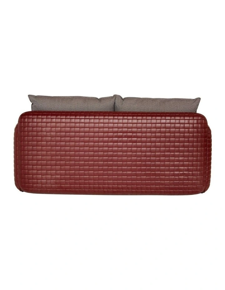 Mara Leather Sofa in Mahogany image 4