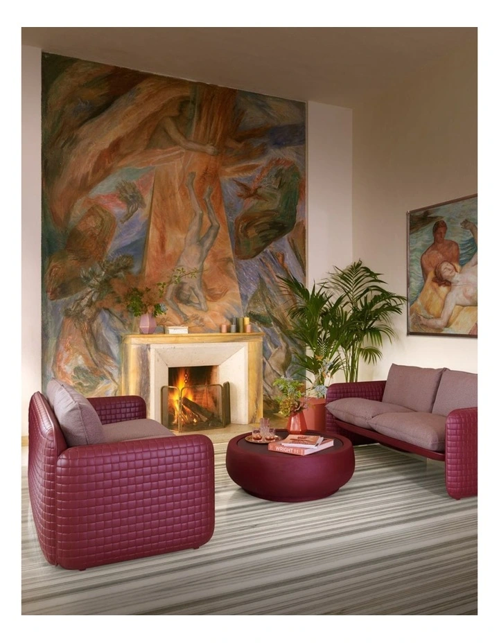 Mara Leather Sofa in Mahogany image 6
