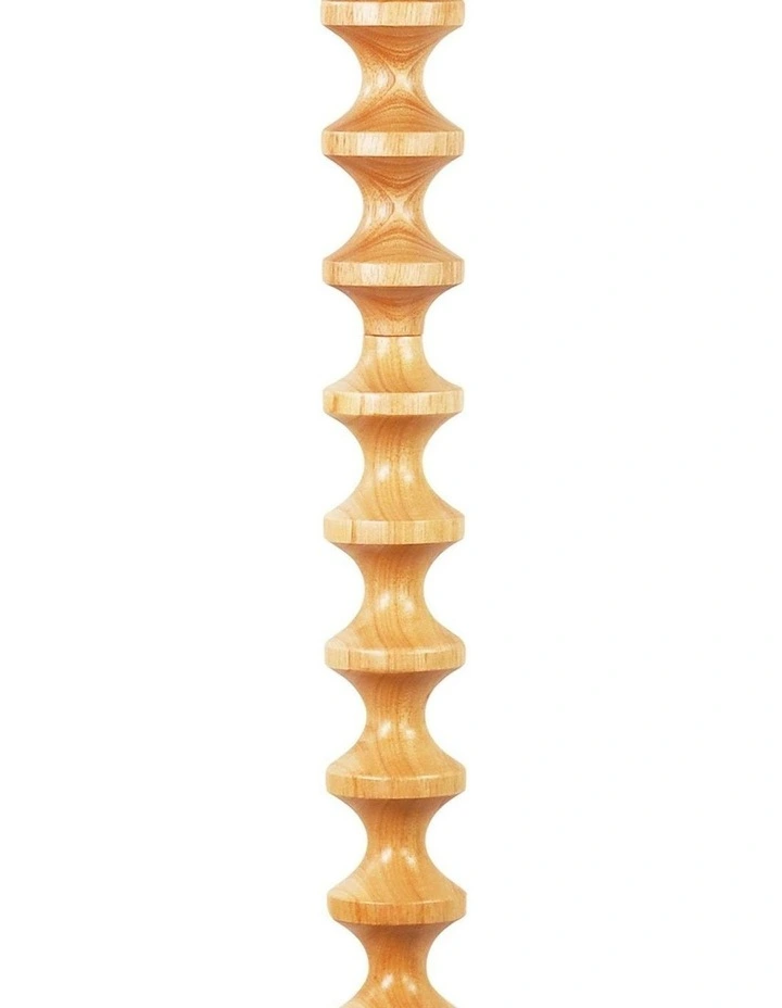Spindle Floor Lamp in Black Natural image 2