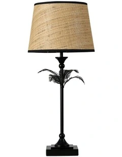 Paloma Palm Table Lamp in Natural