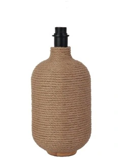 Lariat Natural Rope Table Lamp in Base