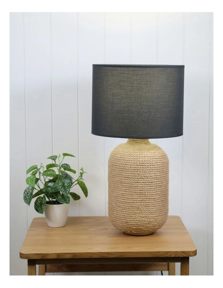 Lariat Natural Rope Table Lamp in Base image 2