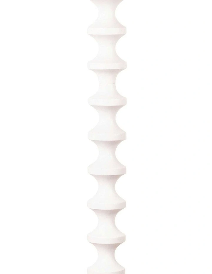 Spindle Floor Lamp in White image 3