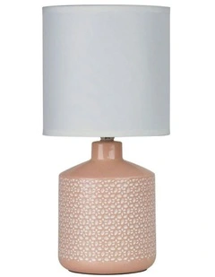 Celia Ceramic Table Lamp in Pink