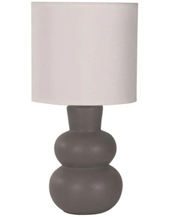 Holla Ceramic Table Lamp in Grey