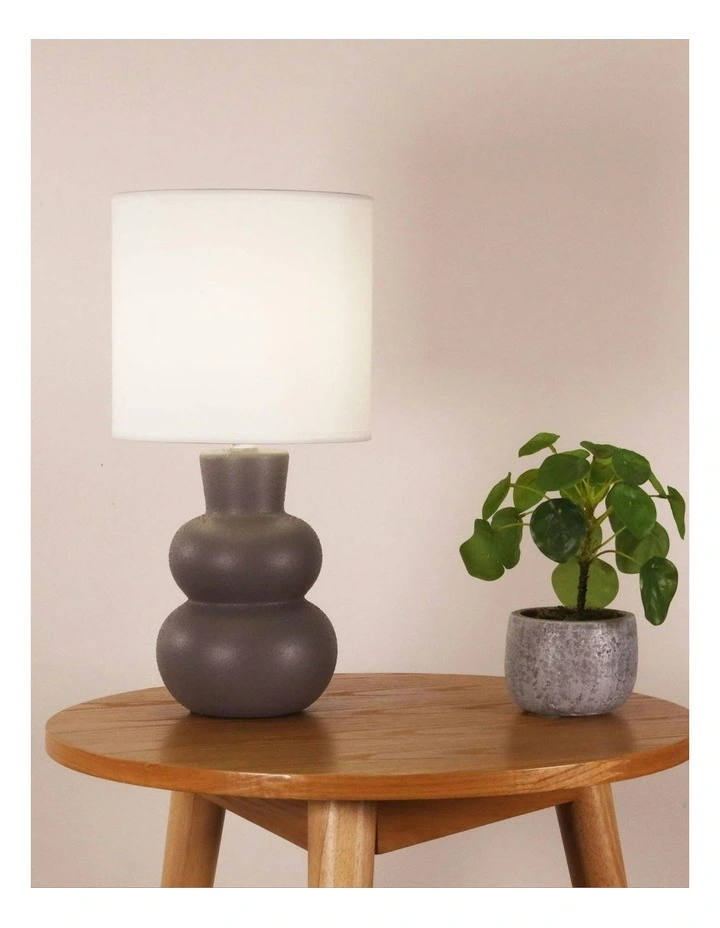 Holla Ceramic Table Lamp in Grey image 2