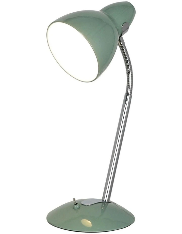Trax Classic Gooseneck Task Table Lamp in Sage Green image 1