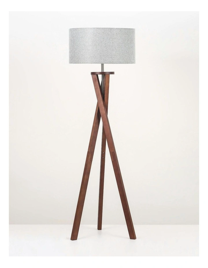 Easel Floor Lamp in Walnut image 3