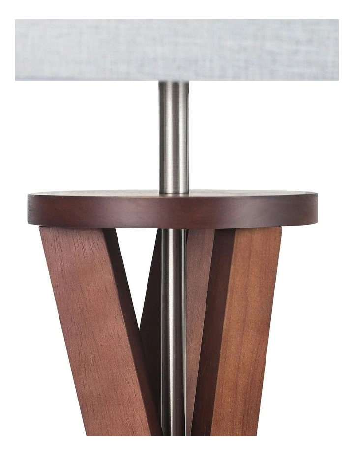 Easel Floor Lamp in Walnut image 6