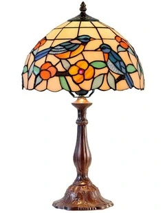 Tori Bluebird Table Lamp in Multi