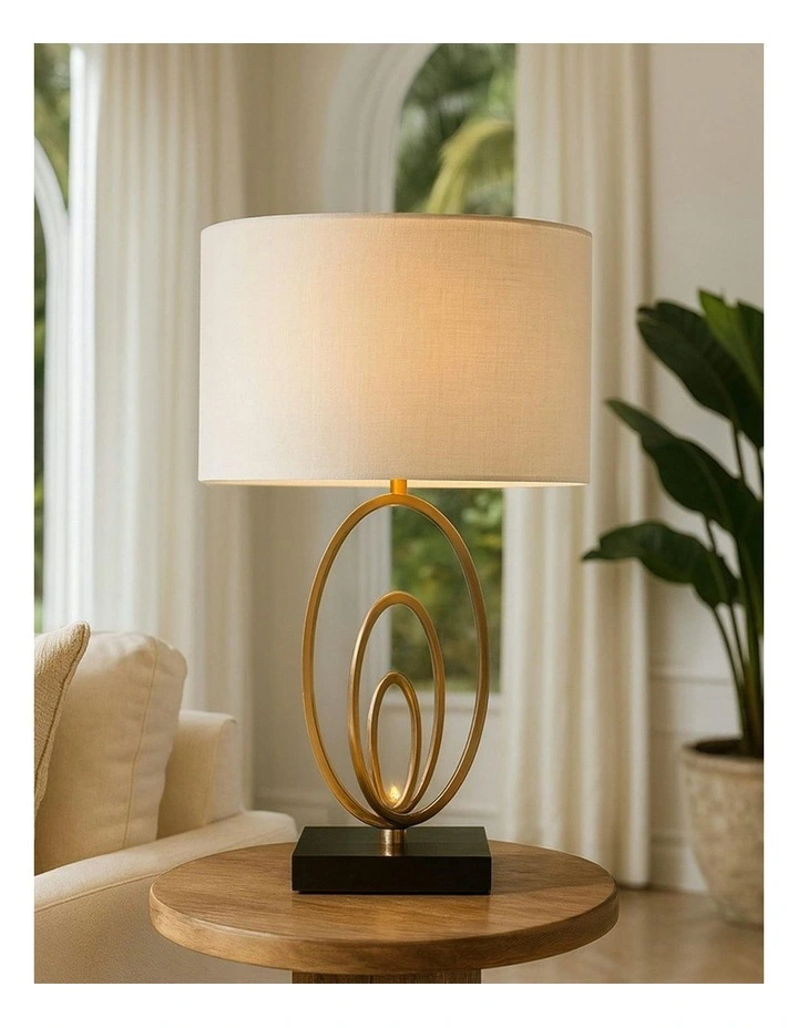Elora Table Lamp in Gold image 4