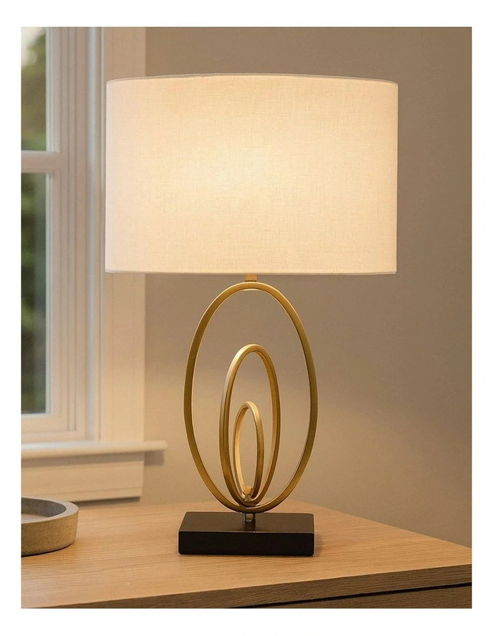 Elora Table Lamp in Gold image 6